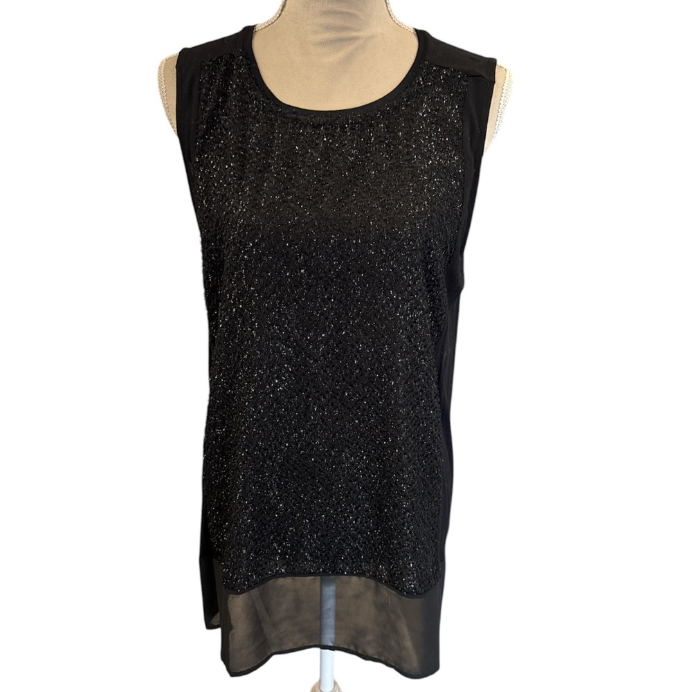 Apt. 9 Black Sleeveless Tunic